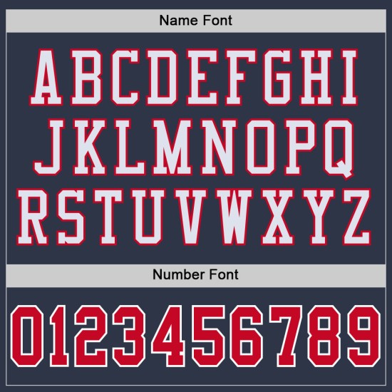 Rot-Weiß-Marineblaues Throwback Authentic Jersey Football Custom Mesh Rot-Weiß-Marineblaues Throwback Authentic Jersey Football Custom Mesh