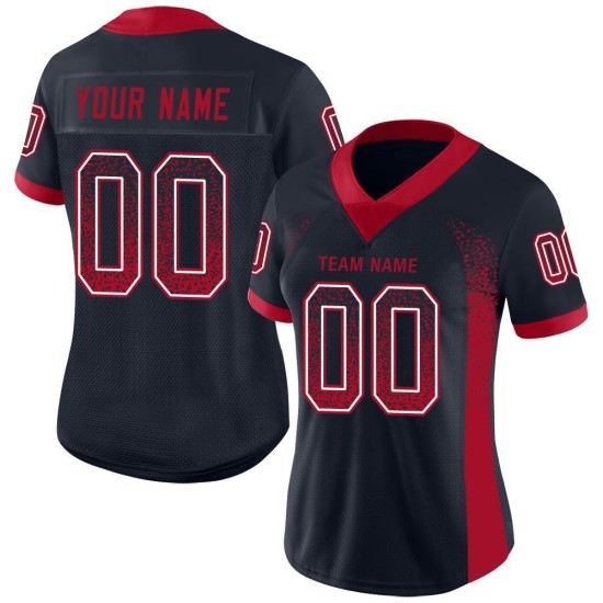 Drift Football Rot-Weiß Mesh Navy Fashion Jersey Custom Drift Football Rot-Weiß Mesh Navy Fashion Jersey Custom