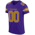 Mesh Custom Trikot Old Purple Football Authentic Gold-Weiß Mesh Custom Trikot Old Purple Football Authentic Gold-Weiß