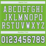 Authentisches Neon Custom Weiß-Marineblaues Fußballtrikot mit grünem Mesh Authentisches Neon Custom Weiß-Marineblaues Fußballtrikot mit grünem Mesh