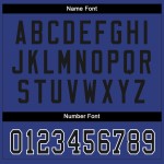 Fashion Jersey Split Custom Schwarz-Weiß Mesh Royal Football