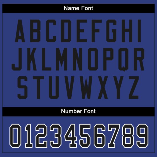 Fashion Jersey Split Custom Schwarz-Weiß Mesh Royal Football