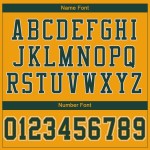 Grün-Weiß-Gold-Trikot Authentic Football Custom Mesh Grün-Weiß-Gold-Trikot Authentic Football Custom Mesh