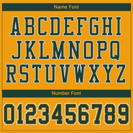 Grün-Weiß-Gold-Trikot Authentic Football Custom Mesh Grün-Weiß-Gold-Trikot Authentic Football Custom Mesh