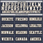 Authentisches Navy Weiß-Altgold Throwback Football Jersey Mesh Custom