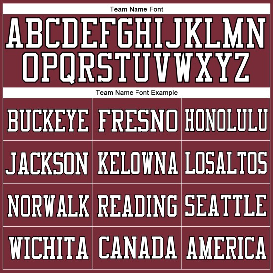 Burgunder Authentic Mesh Football Weiß-Schwarz Custom Jersey Burgunder Authentic Mesh Football Weiß-Schwarz Custom Jersey