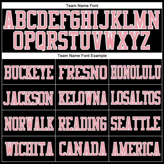 Schwarz Pink-Weiß Custom Medium Fußballtrikot Authentic Mesh