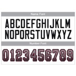 Leichtes Fashion Mesh Drift Football Grau Schwarz-Cardinal Jersey Custom