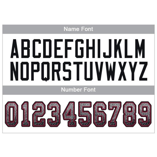 Leichtes Fashion Mesh Drift Football Grau Schwarz-Cardinal Jersey Custom