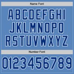 Mesh Football Hellblau Royal-Weiß Authentic Custom Trikot Mesh Football Hellblau Royal-Weiß Authentic Custom Trikot