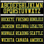 Schwarzes Trikot Teal-Gold Mesh Football Authentic Custom Schwarzes Trikot Teal-Gold Mesh Football Authentic Custom