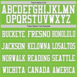 Weiß-Grau Jersey Grün Fußball Custom Authentic Neon Mesh