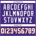 Lila Fußball Mesh Trikot Weiß-Orange Custom Authentic Lila Fußball Mesh Trikot Weiß-Orange Custom Authentic