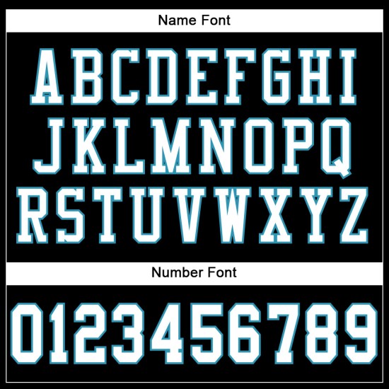 Authentisches Custom Football Jersey Schwarz Weiß-Panther Mesh Blau Authentisches Custom Football Jersey Schwarz Weiß-Panther Mesh Blau