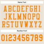 Fußball Mesh Trikot Custom Bay Creme Orange Authentic Fußball Mesh Trikot Custom Bay Creme Orange Authentic