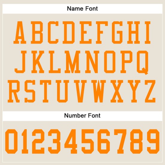 Fußball Mesh Trikot Custom Bay Creme Orange Authentic Fußball Mesh Trikot Custom Bay Creme Orange Authentic