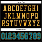 Schwarzes Trikot Teal-Gold Mesh Football Authentic Custom Schwarzes Trikot Teal-Gold Mesh Football Authentic Custom