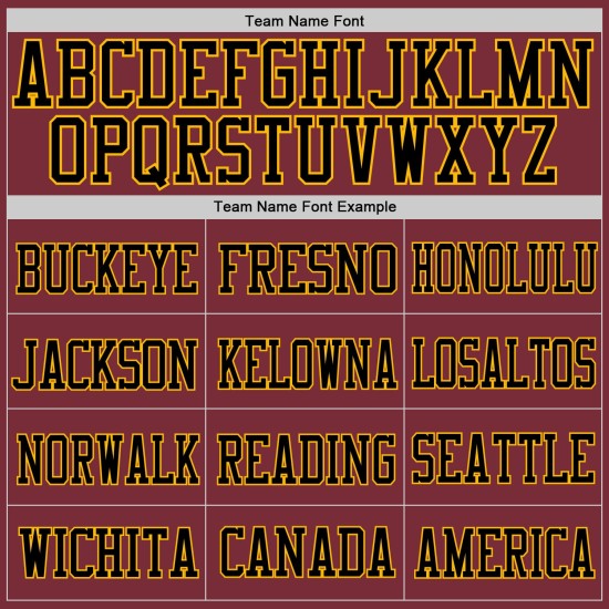 Burgunder Schwarz-Gold Authentic Custom Fußballtrikot Mesh Burgunder Schwarz-Gold Authentic Custom Fußballtrikot Mesh