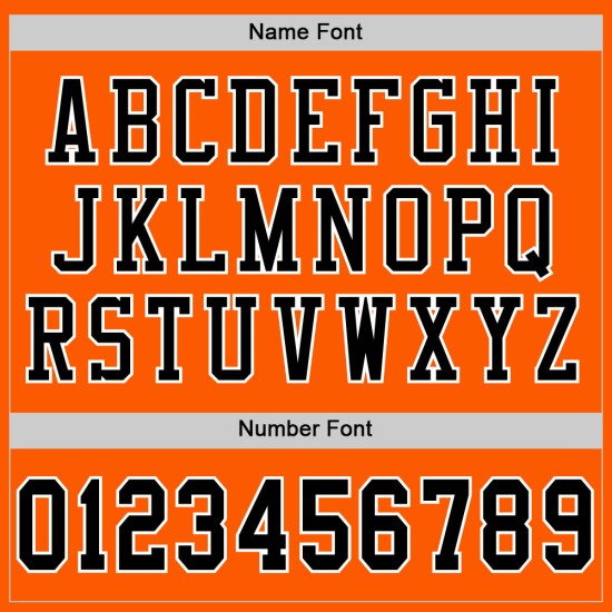 Trikot Custom Schwarz-Weiß Fußball Authentic Mesh Orange Trikot Custom Schwarz-Weiß Fußball Authentic Mesh Orange