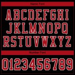 Authentisches Trikot Rot-Weiß Schwarz Fußball Custom Mesh Authentisches Trikot Rot-Weiß Schwarz Fußball Custom Mesh