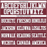 Mesh Authentic Burgundy Football Custom Jersey Weiß-Grau Mesh Authentic Burgundy Football Custom Jersey Weiß-Grau