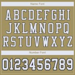 Authentisches weiß-schwarz-goldenes Vegas-Trikot mit individuellem Mesh-Fußball Authentisches weiß-schwarz-goldenes Vegas-Trikot mit individuellem Mesh-Fußball