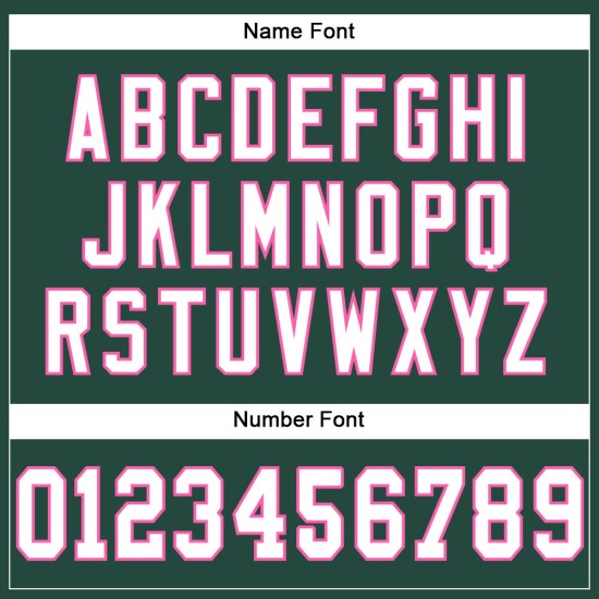 Fußball Custom Trikot Mesh Authentic Grün Weiß-Pink Fußball Custom Trikot Mesh Authentic Grün Weiß-Pink