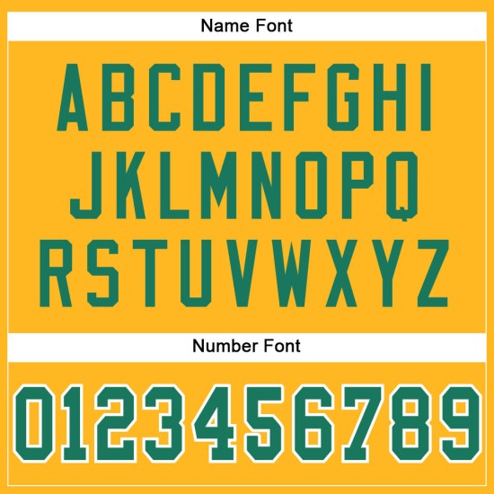 Authentisches, individuell gestaltetes grün-weißes Kelly Gold-Footballtrikot aus Mesh