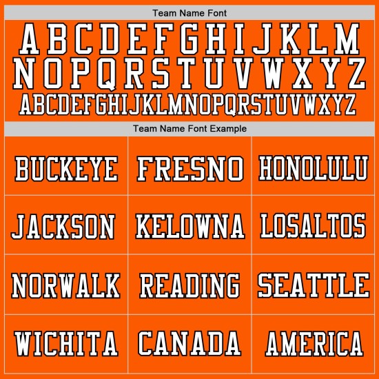 Trikot Custom Schwarz-Weiß Fußball Authentic Mesh Orange Trikot Custom Schwarz-Weiß Fußball Authentic Mesh Orange