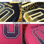 Jersey Custom Gold-Schwarz Mesh Weiß Fußball Drift Fashion