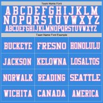 Jersey Blau Pulver Mesh Fußball Rosa-Weiß Authentic Custom Jersey Blau Pulver Mesh Fußball Rosa-Weiß Authentic Custom