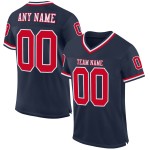 Rot-Weiß-Marineblaues Throwback Authentic Jersey Football Custom Mesh Rot-Weiß-Marineblaues Throwback Authentic Jersey Football Custom Mesh