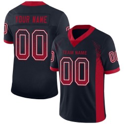 Drift Football Rot-Weiß Mesh Navy Fashion Jersey Custom