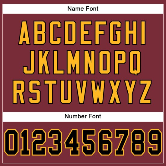 Burgunder Schwarz-Gold Authentic Custom Fußballtrikot Mesh Burgunder Schwarz-Gold Authentic Custom Fußballtrikot Mesh