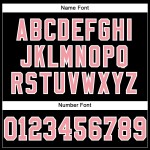 Schwarz Pink-Weiß Custom Medium Fußballtrikot Authentic Mesh